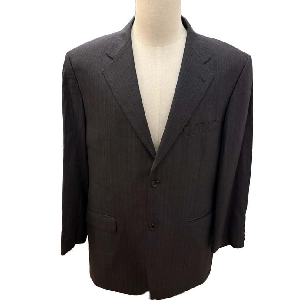 Ermenegildo Zegna Traveller 100% Wool Pinstripe Blazer Jacket